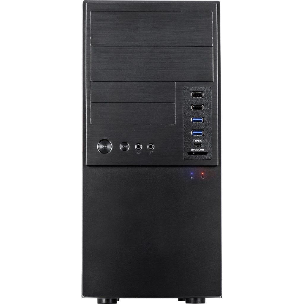 Caja Pc Inter-Tech It-6865 Micro Tower Negro