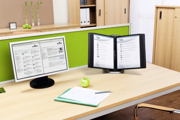 Simema De Paneles Expositores Durable Sherpamyletable M 10 Paneles Expositores Negros