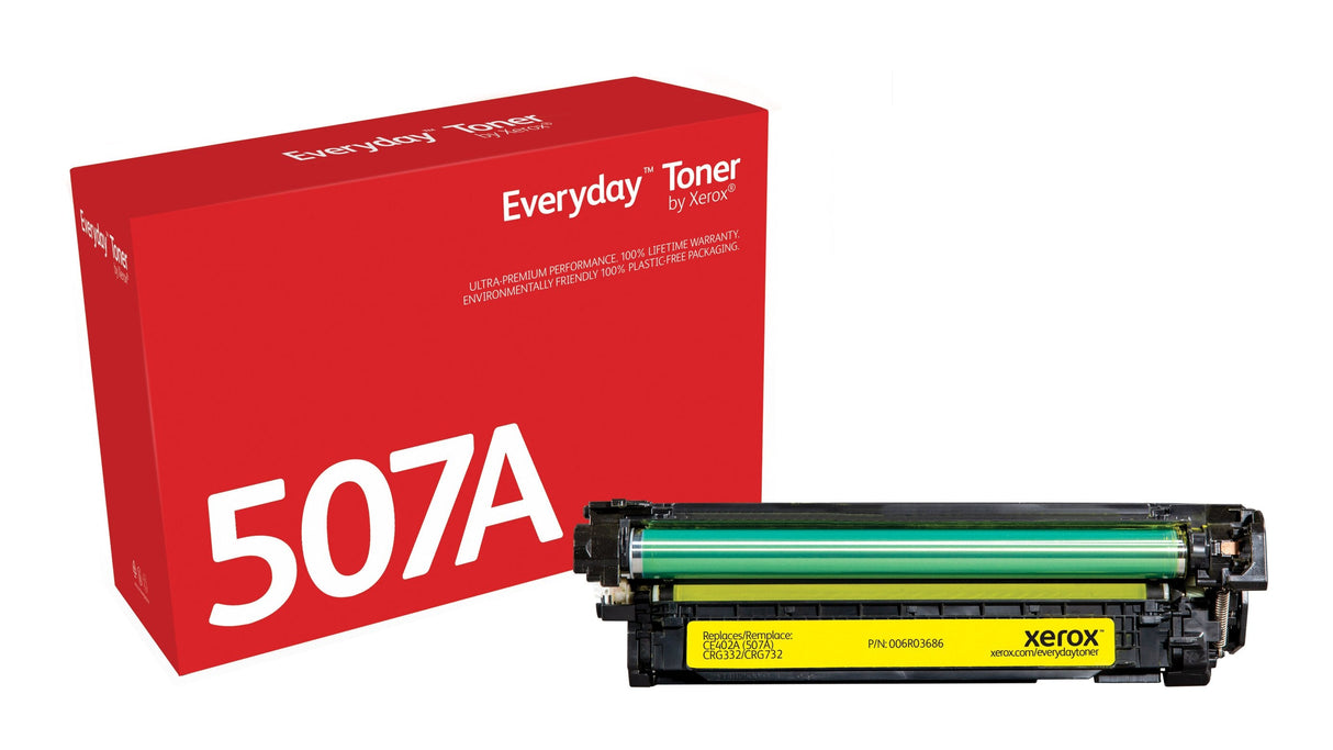 Xerox Toner Para Hp 507a Laserjet Enterprise 500 Color M551(Ce402a) Amarillo