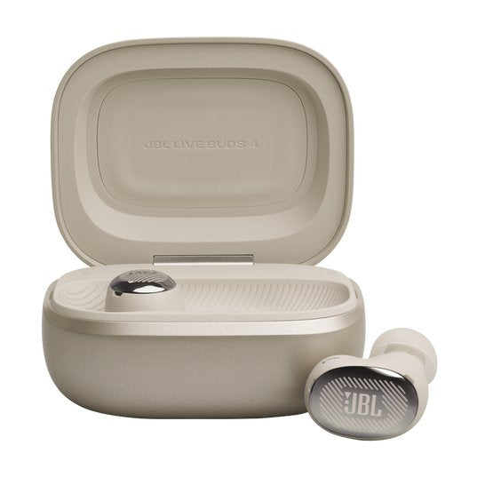 Jbl Live Buds 4, Kabellose Noise-Cancelling-Ohrhörer, Champagner