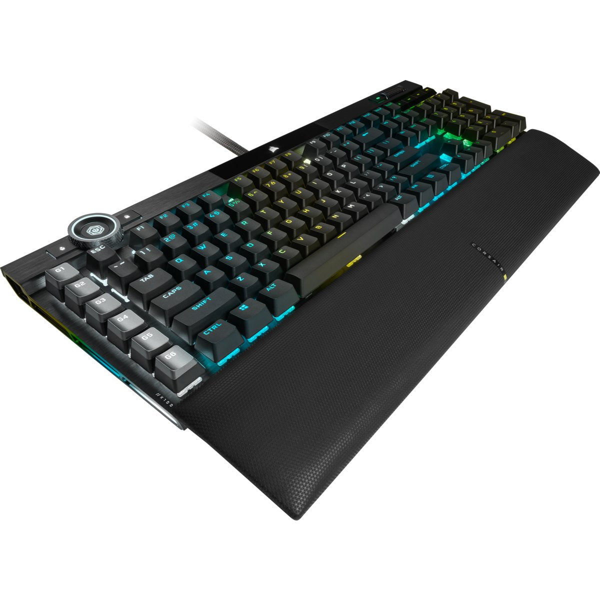 EAN 0840006624042 - Corsair K100 RGB Optical-Mechanical Gaming teclado Juego USB QWERTZ Alemán Negro imagen 4