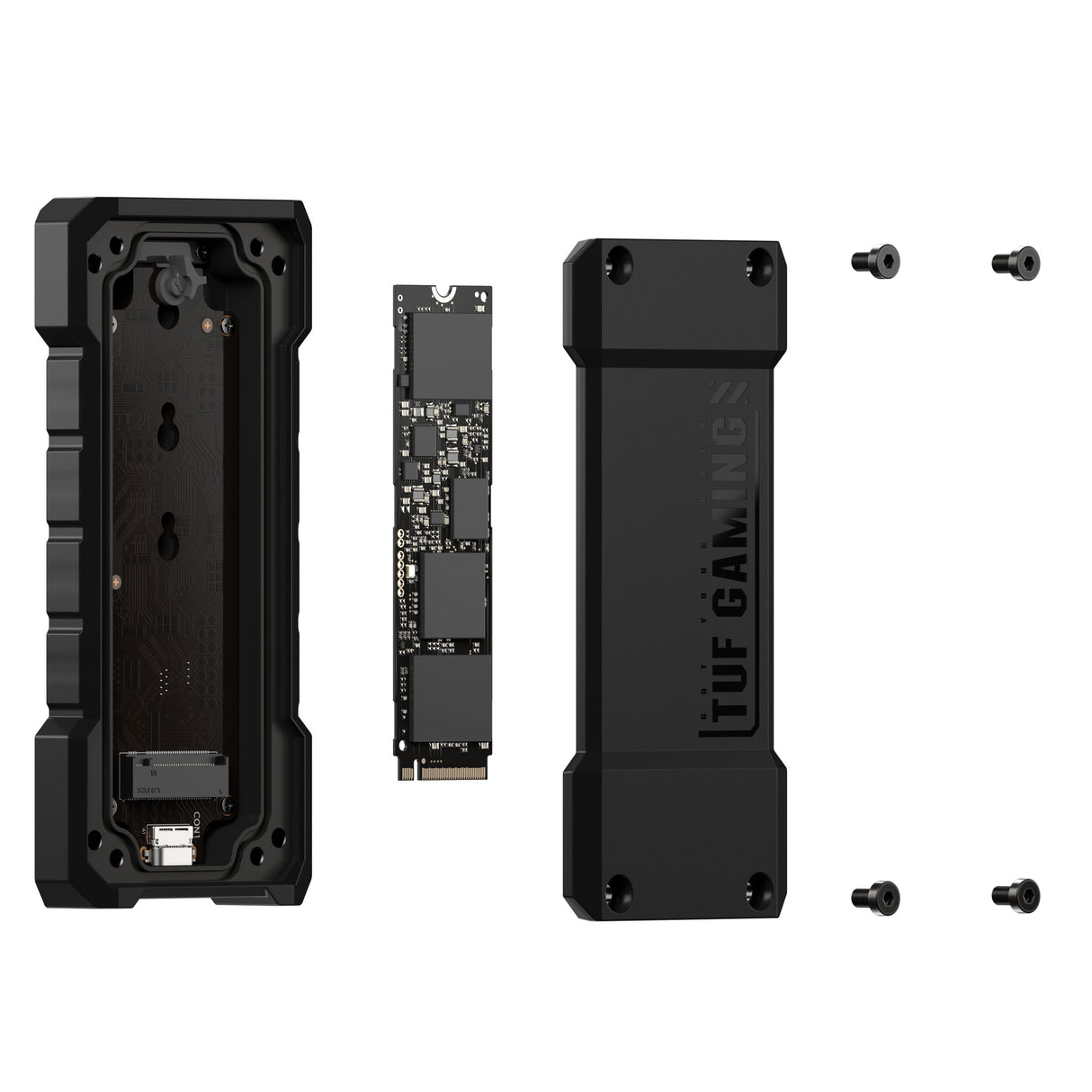 EAN 4711387660225 - ASUS TUF Gaming A2 Caja externa para unidad de estado sólido (SSD) Negro M.2 imagen 13