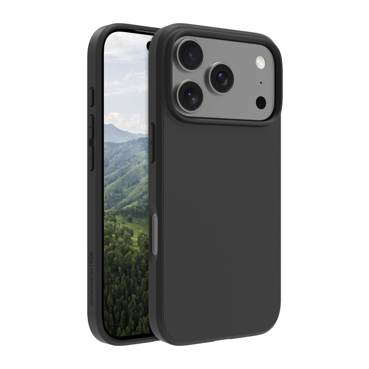 Dbramante1928 Nuuk Carcasa Trasera Para Teléfono Móvil Grueso Plástico Negro Para Apple Iphone 17 Pro