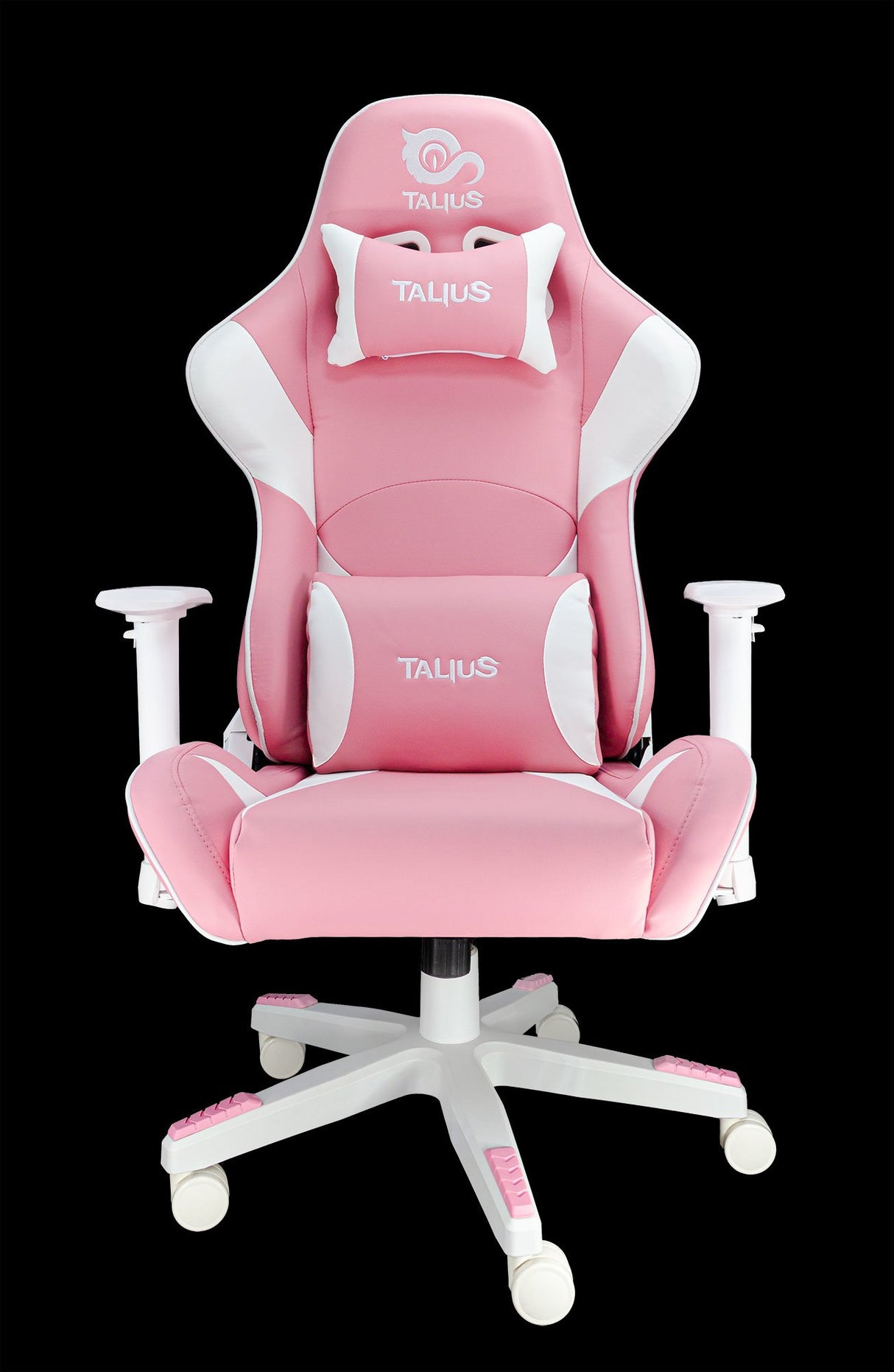 EAN 8436550235340 - TALIUS Dragonfly Silla para videojuegos universal Asiento acolchado Rosa, Blanco imagen 1