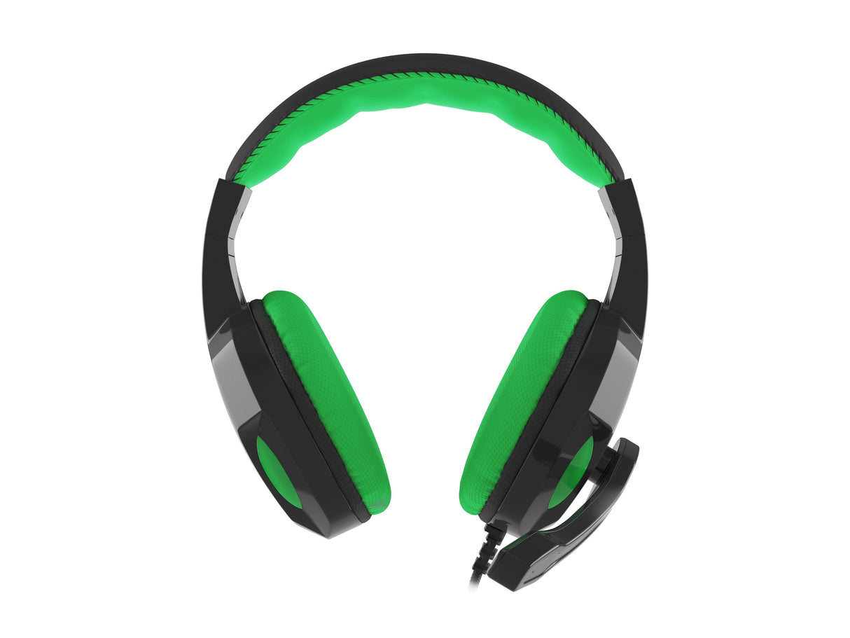 Natec Genesis Argon 100 Auriculares Diadema Negro, Verde