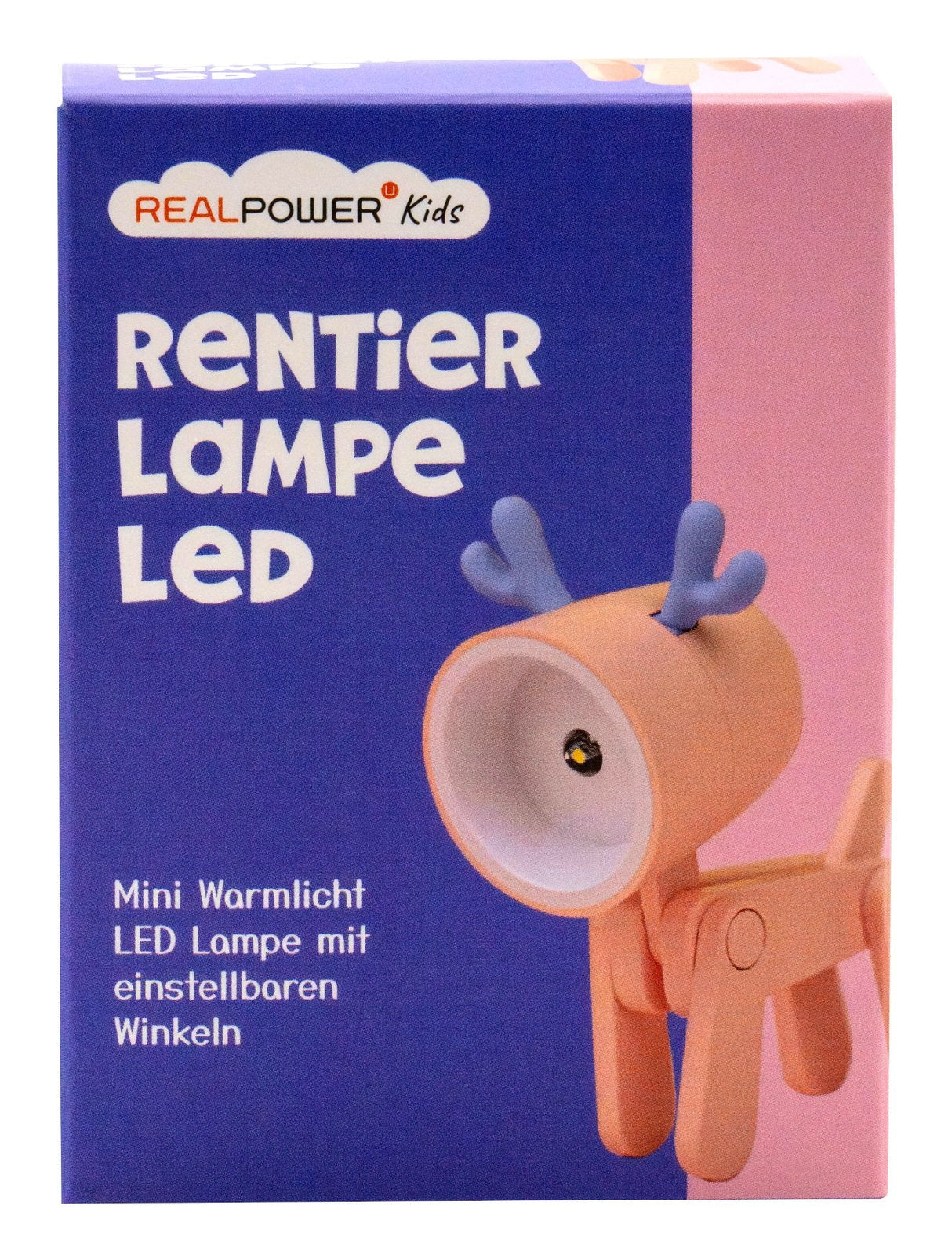 Lámpara De Mesa Realpower 486313 Led Rosa