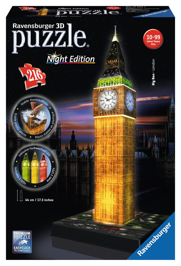 EAN 4005556125883 - Ravensburger 12588 puzzle Puzle 3D 216 pieza(s) Edificios imagen 1
