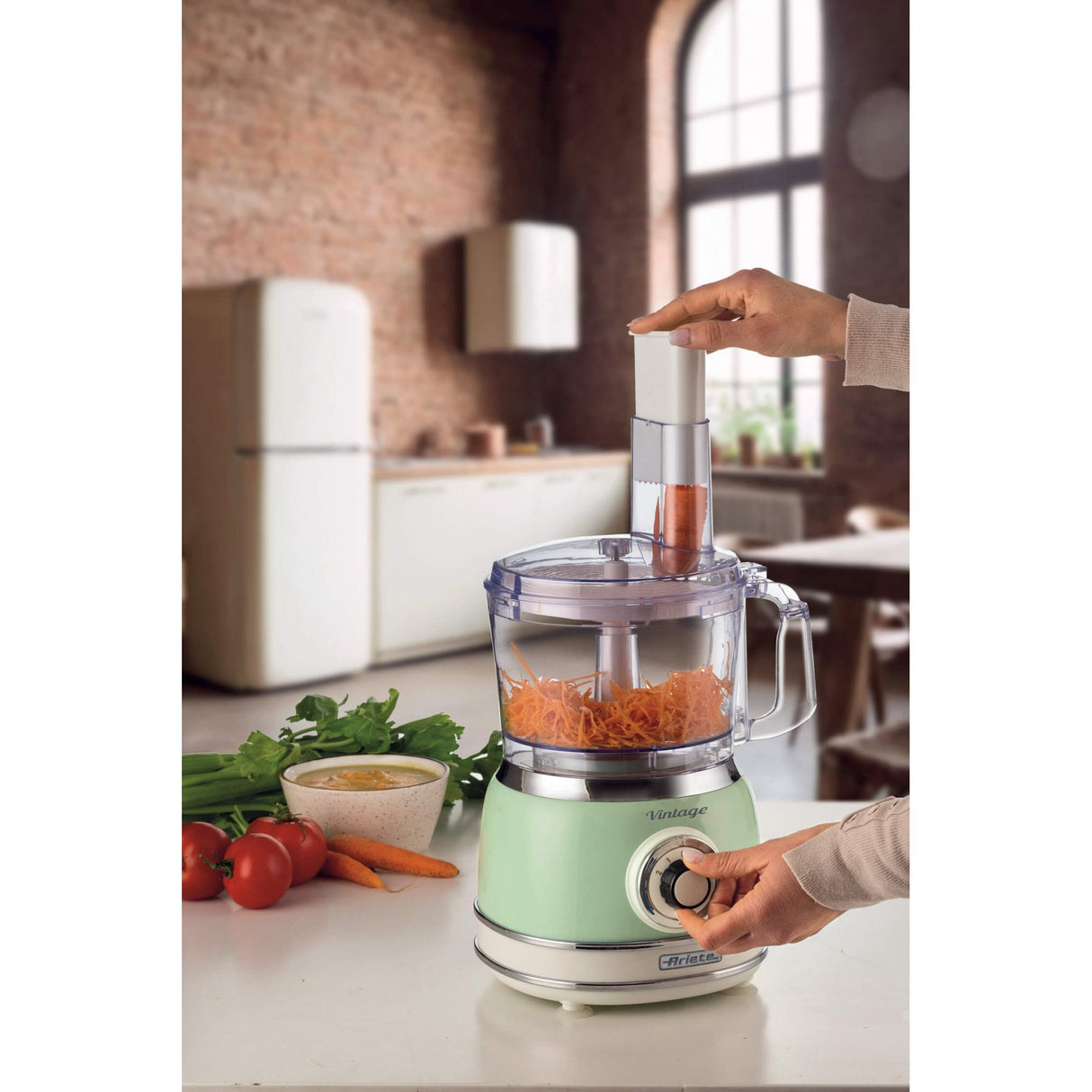 EAN 8003705124349 - Ariete Vintage Line 1781/04 robot de cocina 1000 W 2,1 L Verde imagen 5