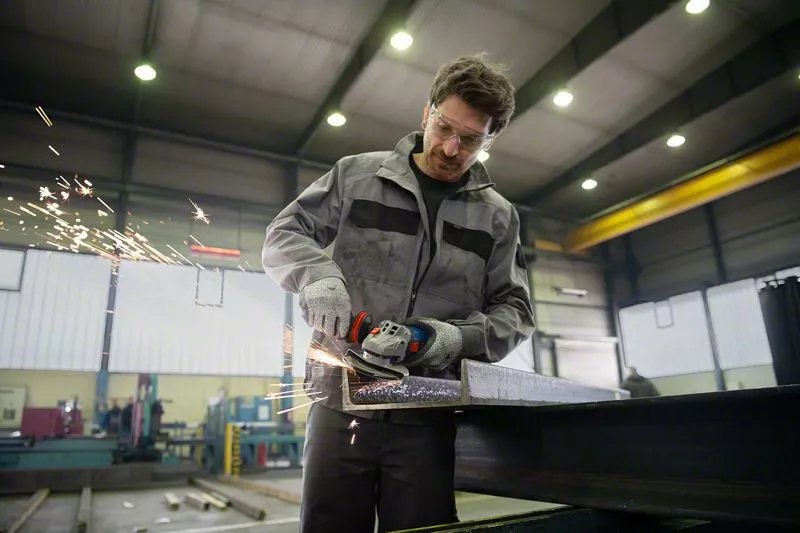 Amoladora Bosch Professional Angular Gws 17-125 Professional Azul/Negro, 1.700 W