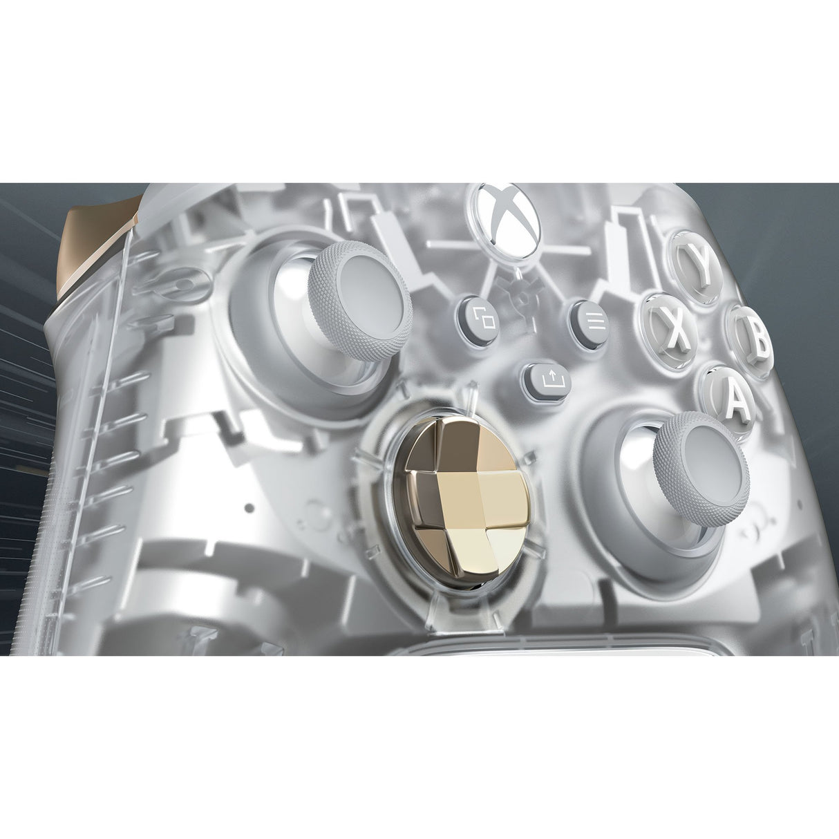 EAN 196388334124 - Microsoft Ghost Cipher Oro, Gris claro, Transparente Bluetooth/USB Gamepad Analógico/Digital Android, PC, imagen 5