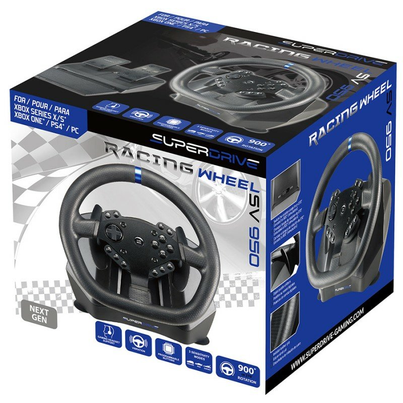 EAN 3701221702571 - Subsonic SA5640-NG mando y volante Negro Volante + Pedales PC, PlayStation 4, Xbox One, Xbox One S, Xbox imagen 11