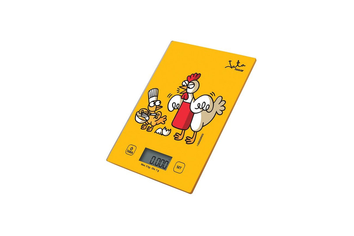 EAN 8436584381044 - JATA Mod. 731K Amarillo Rectángulo Báscula electrónica de cocina imagen 2