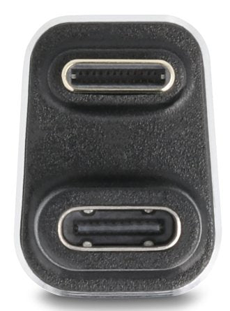 Delock Usb-C Adapter 180° Gewinkelt 40 Gbps Pd 3.1 240 W Stecker Zu Buchse U-Form 8k 60 Hz Metall