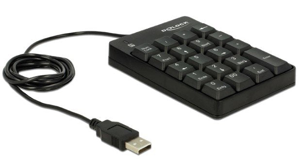 Delock 12481 Teclado Numérico Usb Universal Negro