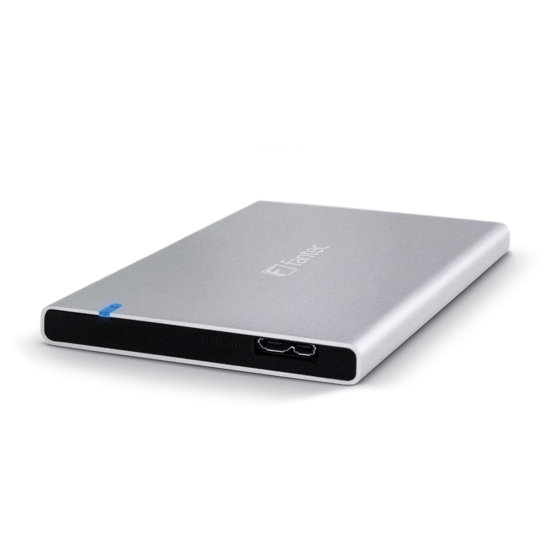 Fantec Alu7mmu3 Caja Hdd/Ssd 2,5", Usb 3.0, Aluminio, Sata, Plata