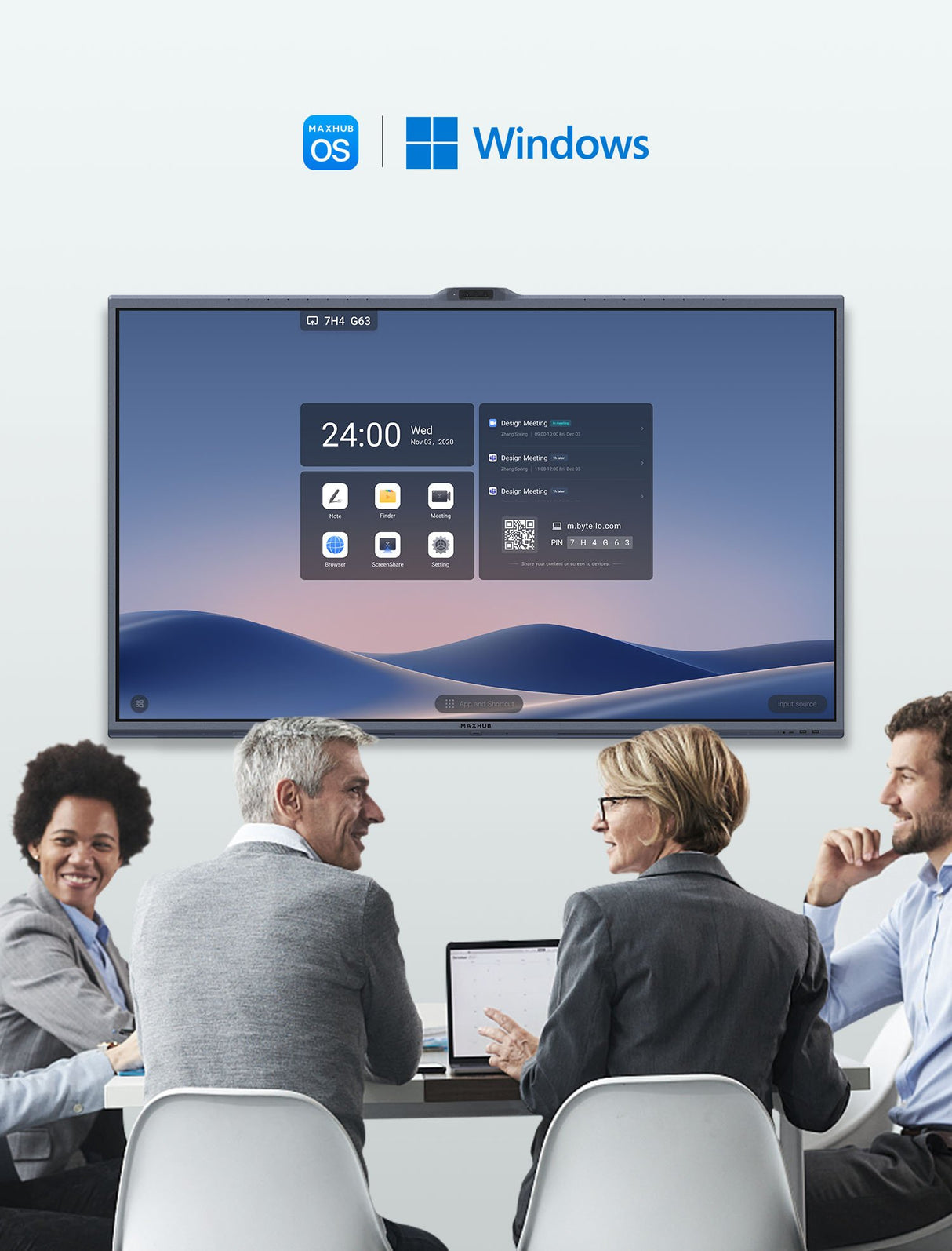 EAN 6927433606156 - MAXHUB V7550 pizarra blanca interactiva 190,5 cm (75") 3840 x 2160 Pixeles Pantalla táctil Gris imagen 8