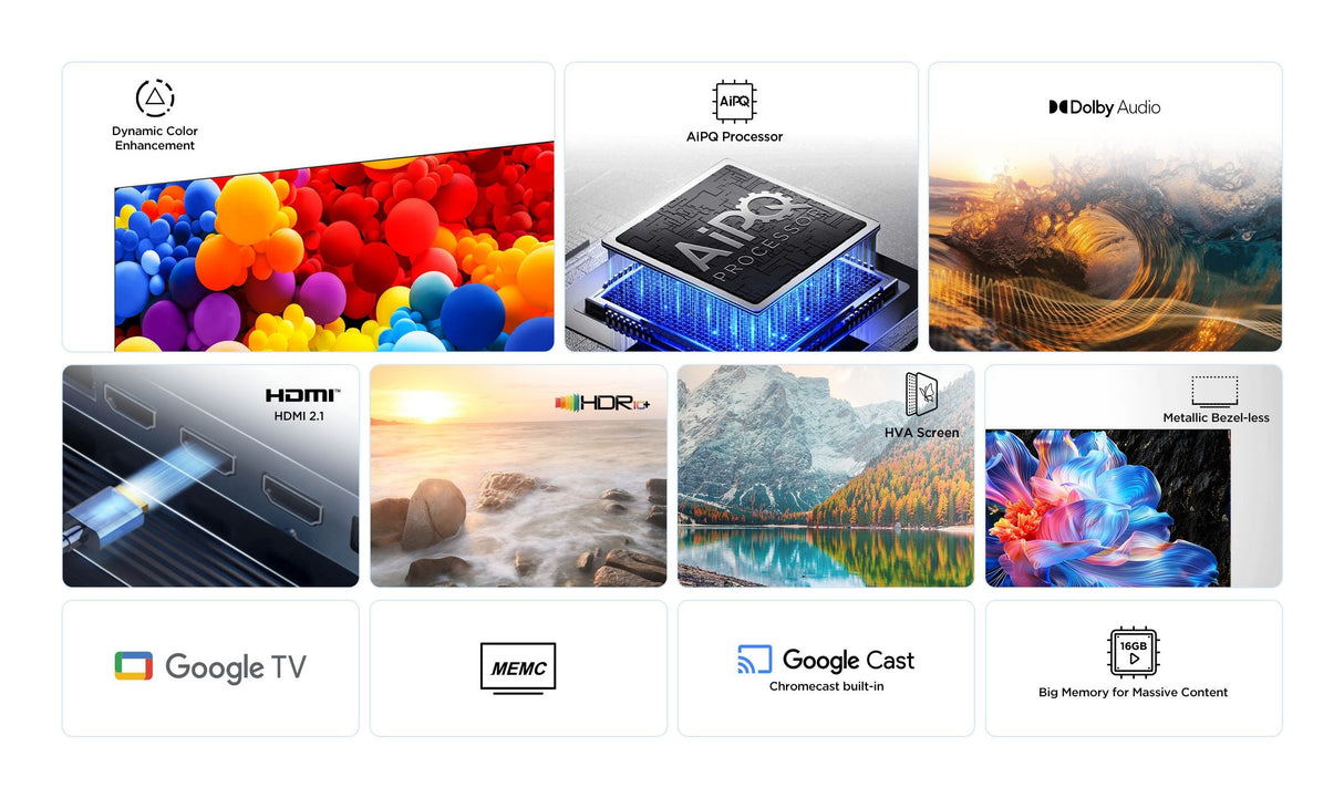 Televisor Tcl 65p6k Smart Tv 65" Uhd 4k Hdr