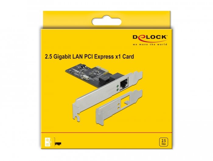Delock Tarjeta Pci Express X1 En 1 Lan De 2,5 Gigabit