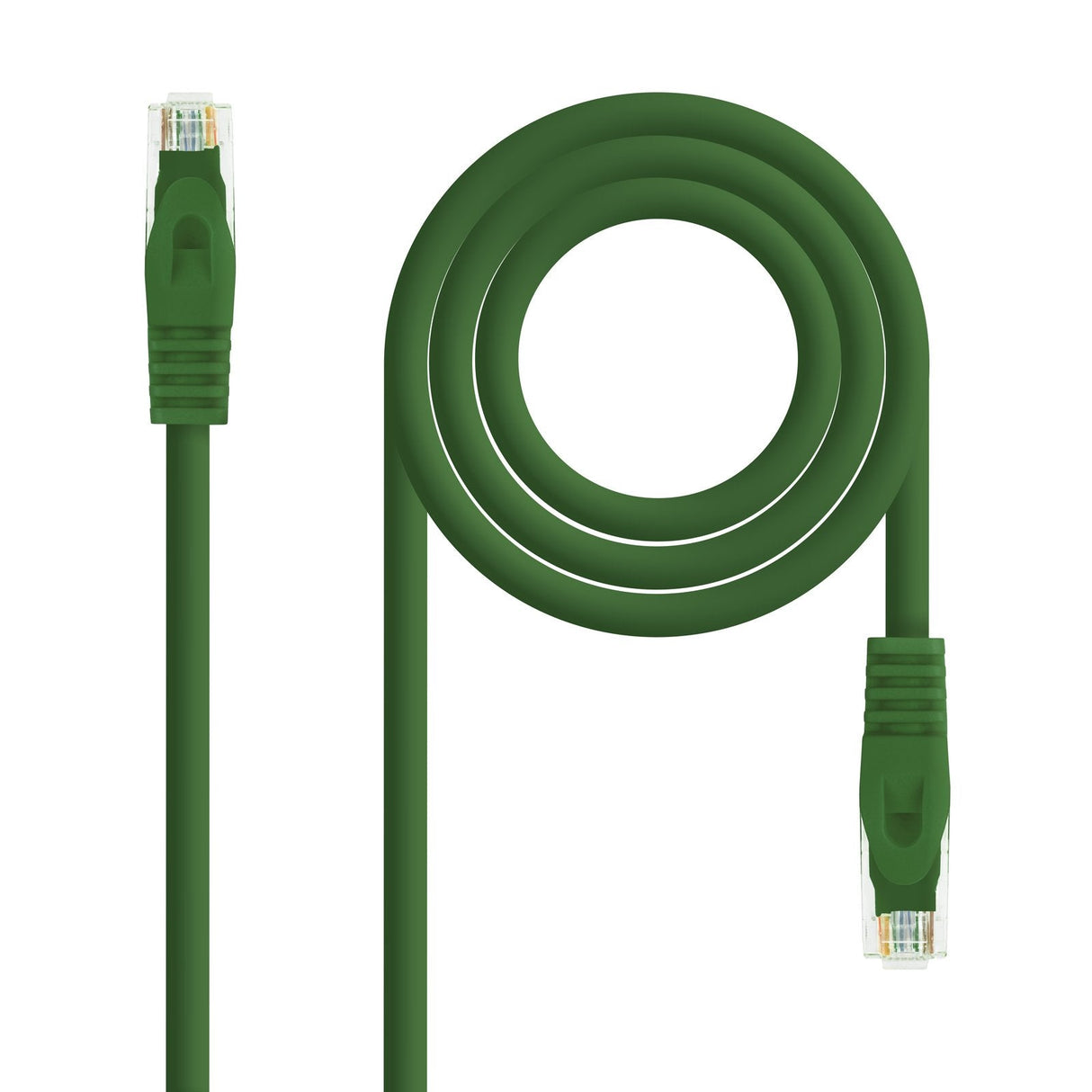 Nanocable Cable Red Lszh Cat.6a Utp Awg24 25cm - Verde