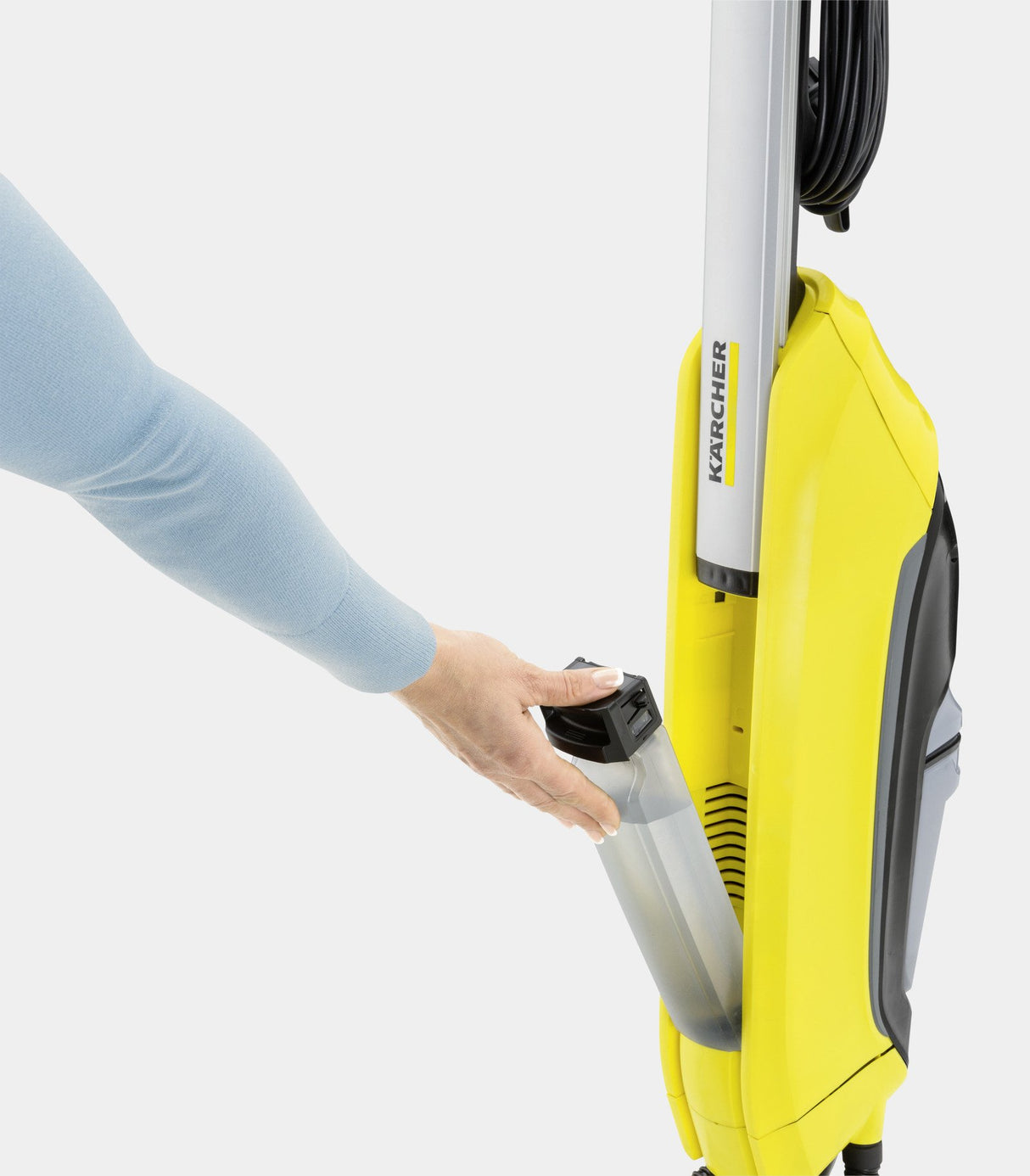 EAN 4054278516196 - Kärcher FC 5 Aspiradora vertical Corriente alterna Húmedo Sin bolsa 460 W Negro, Plata, Amarillo imagen 5