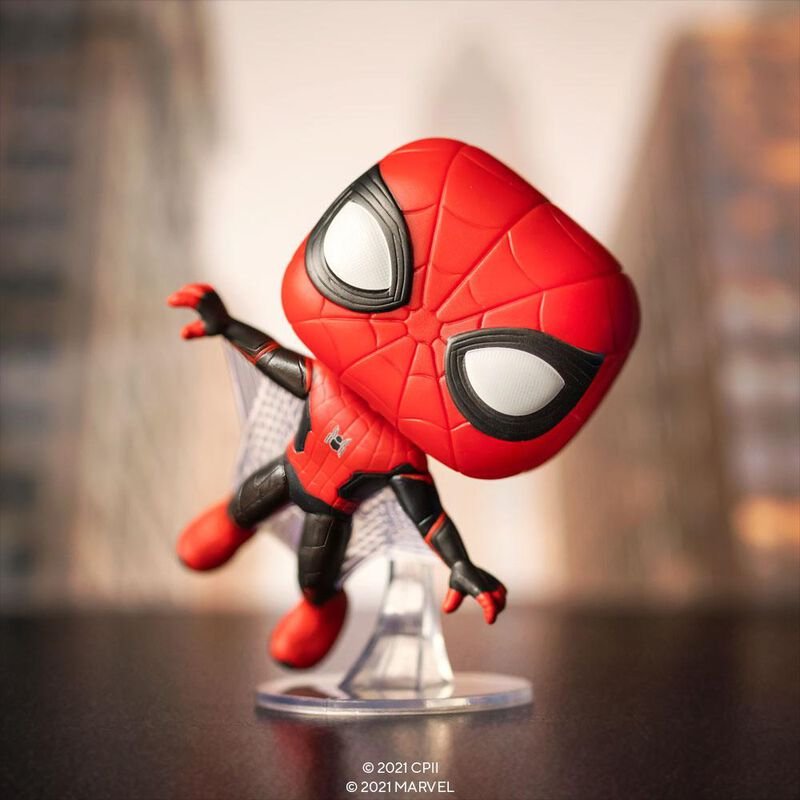 Figura Pop Marvel Spiderman No Way Home Spiderman Upgraded Suit