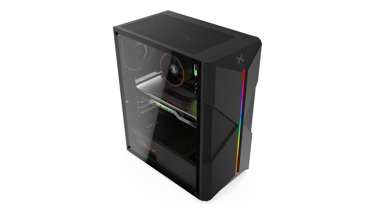 Caja Pc Krux Astral Gaming Atx Negra