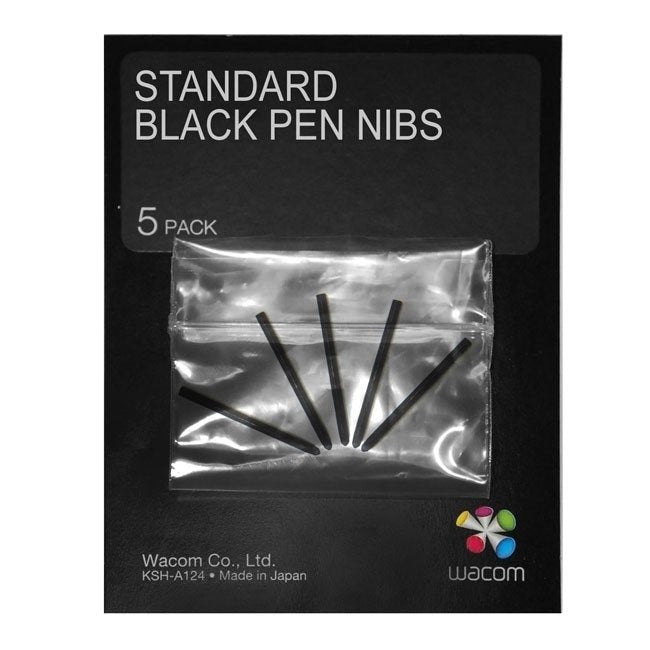 Pack 5 Puntas Negras Wacom Ack 20001