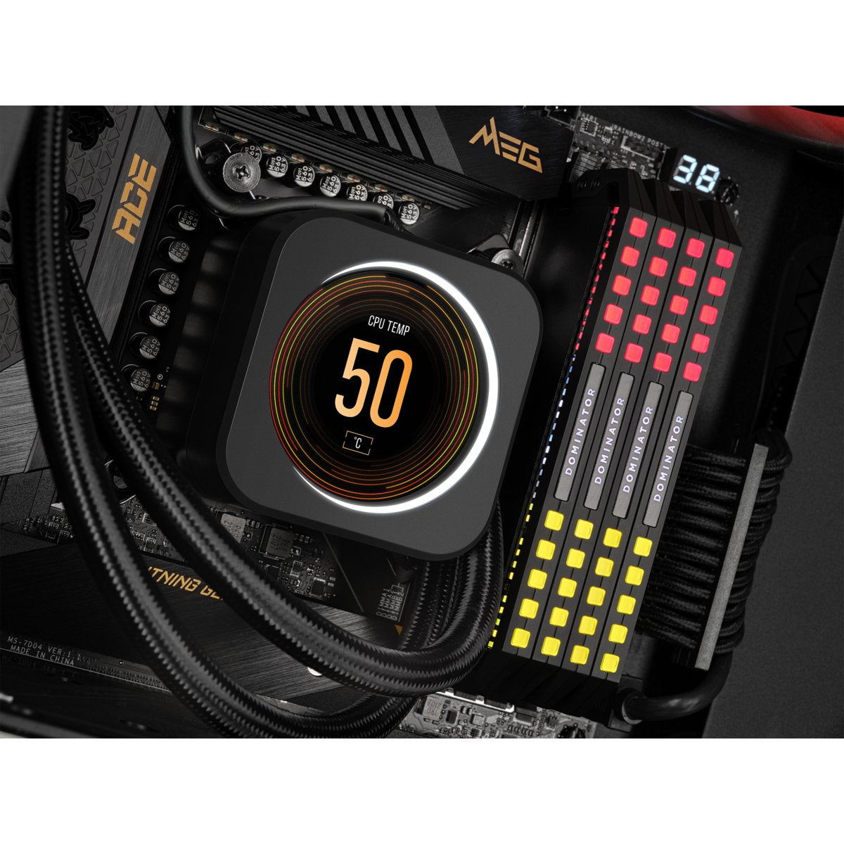 Corsair Icue Elite Lcd-Display Upgrade Kit - Negro