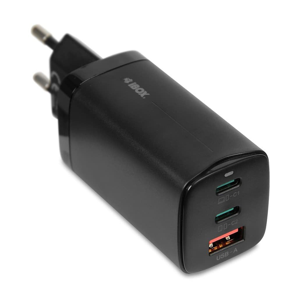 EAN 5903968680619 - iBox ILUC65B cargador de dispositivo móvil Universal Negro Corriente alterna Carga rápida Interior imagen 10