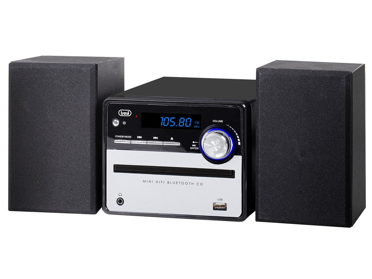 EAN 8011000040158 - Trevi HCX 10F6 Minicadena de música para uso doméstico 20 W Negro, Plata imagen 1