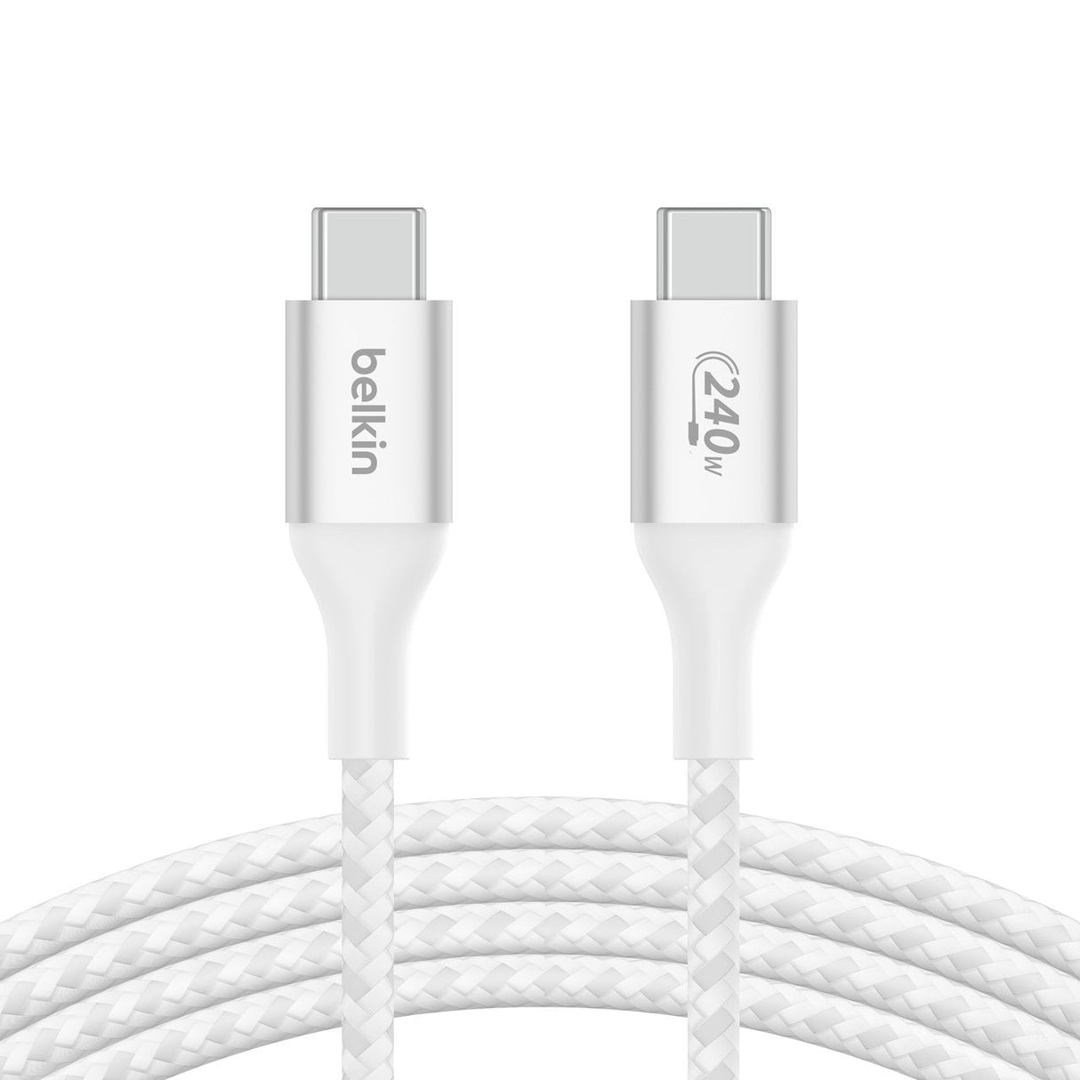 Cable Usb-C/Usb-C Blanca Belkin Boost Charge 240w, 1m Cab015bt1mwh