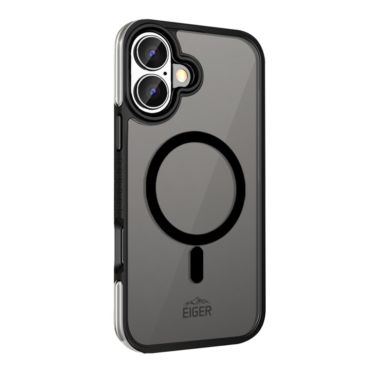 Eiger Egca00654 Funda Para Iphone 16 15,5 Cm (6.1") Negro, Transparente