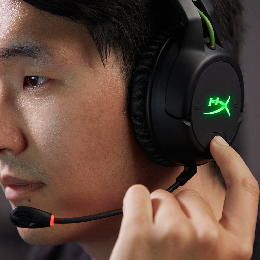 EAN 196188047613 - HyperX CloudX Flight - Wireless Gaming Headset (Black-Green) - Xbox (HX-HSCFX-BK/WW) Inalámbrico De mano L imagen 5