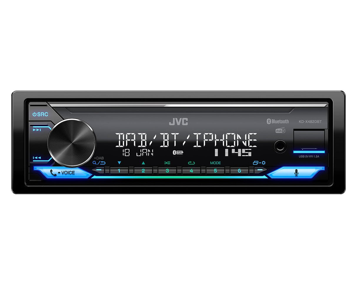 Jvc Kd-X482dbt Negro 200 W Bluetooth
