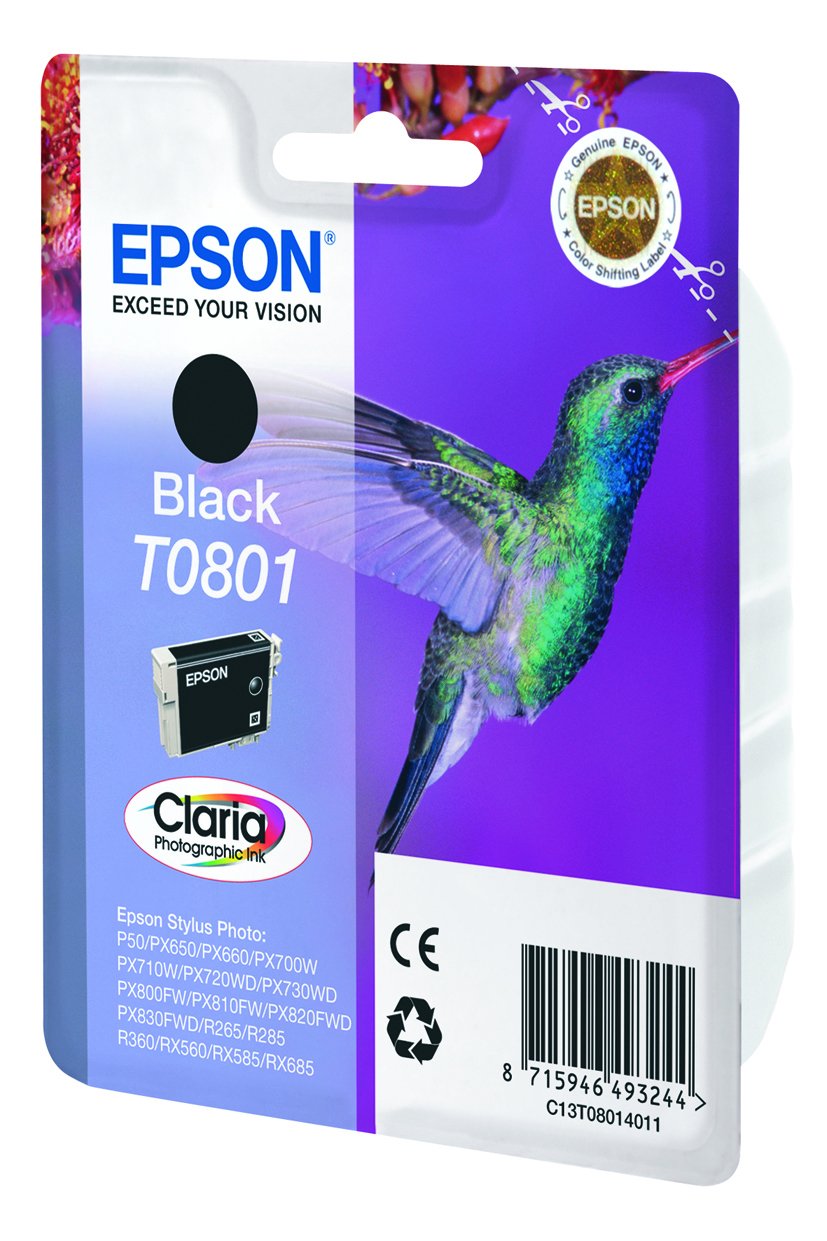 Tinta Original Epson T0801 Negro