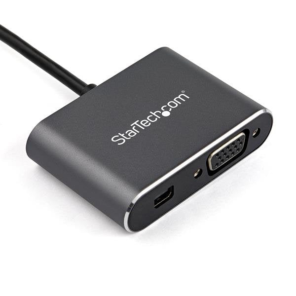 EAN 0065030884518 - StarTech.com CDP2MDPVGA Adaptador gráfico USB 3840 x 2160 Pixeles Gris imagen 2
