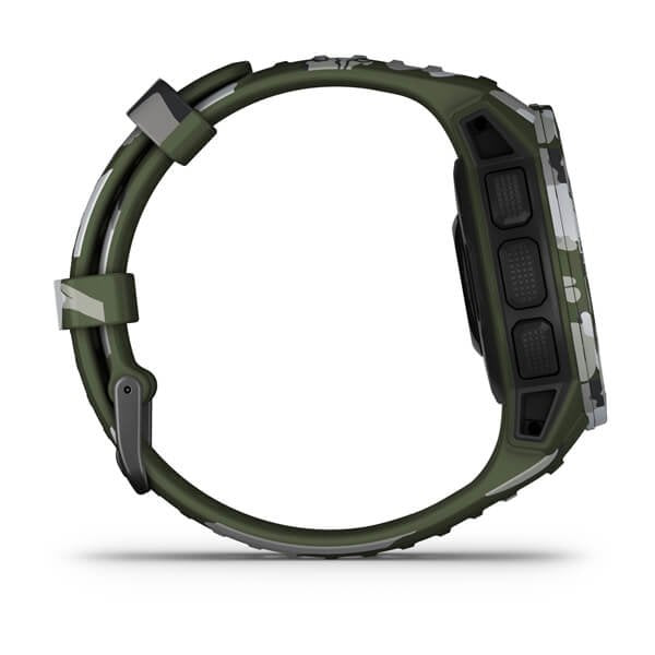 Reloj Deportivo Con Gps Garmin Instinct Solar Camo Militar Pantalla 23*23mm Carga Solar Frec Cardiaca Pulsioximetro Notific. -Caja Reforzada