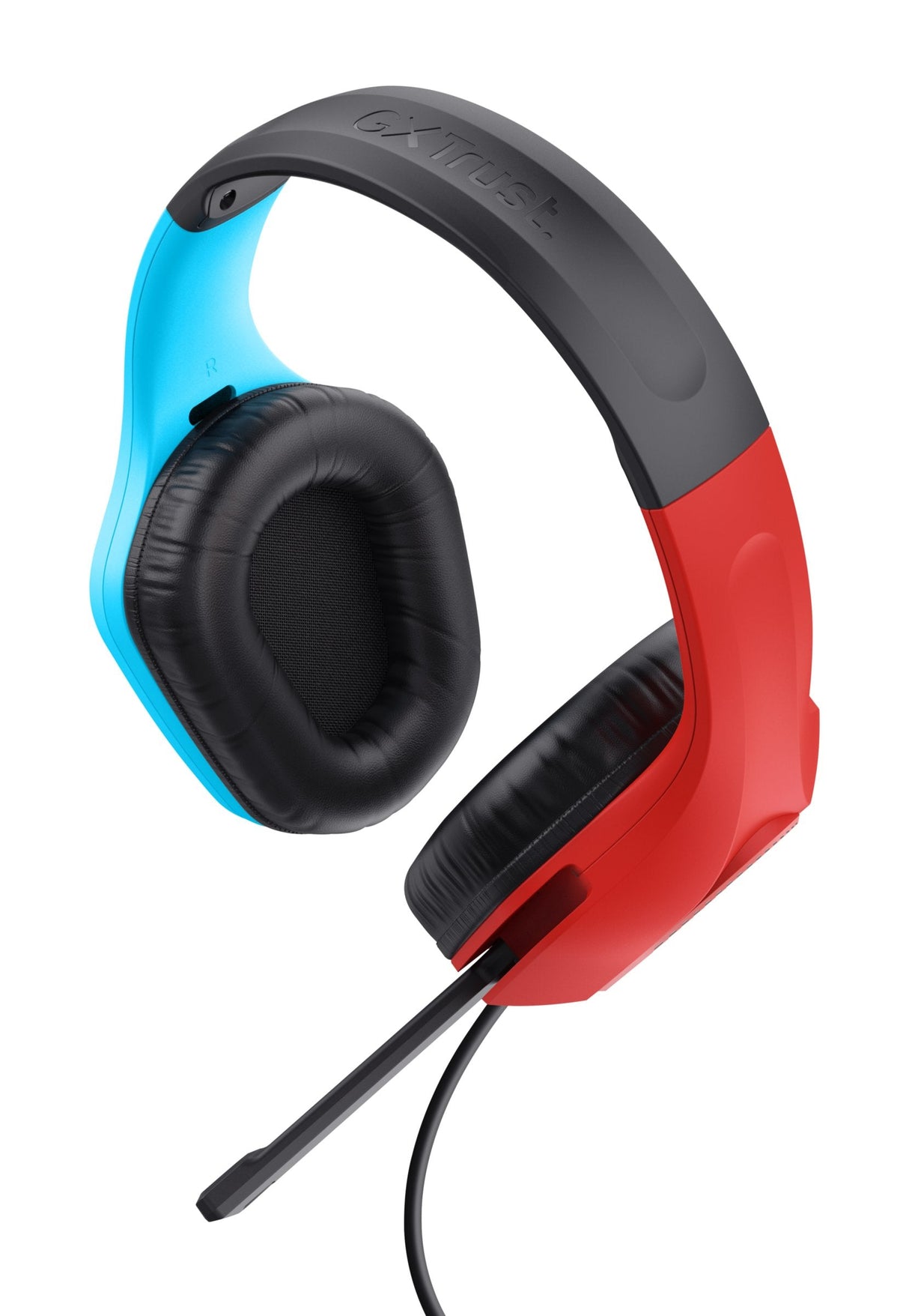 Auriculares Gaming Con Micrófono Trust Gaming Gxt 416s Zirox Jack 3.5 Azules Y Rojos