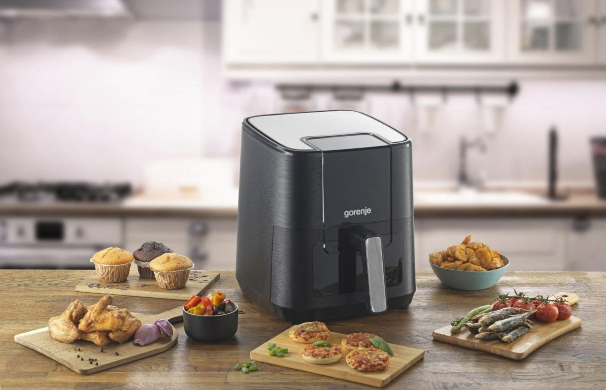 EAN 3838782695087 - Gorenje AF1350DWB Sencillo 5,4 L Independiente 1350 W Freidora de aire caliente Negro imagen 12