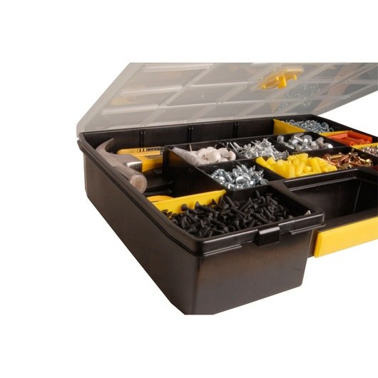 EAN 3253561947452 - Stanley CUBIX 1-94-745 pieza pequeña y caja de herramientas Caja para piezas pequeñas Negro, Transparente imagen 5