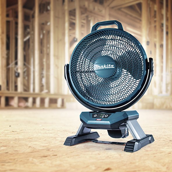 Ventilador Makita Cf002gz Azul Sin Batería Ni Cargador Cf002gz