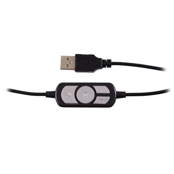 EAN 8436556146176 - Nilox ACOUSTIC USB HEADPHONE Alámbrico Dentro de oído Negro, Gris imagen 6