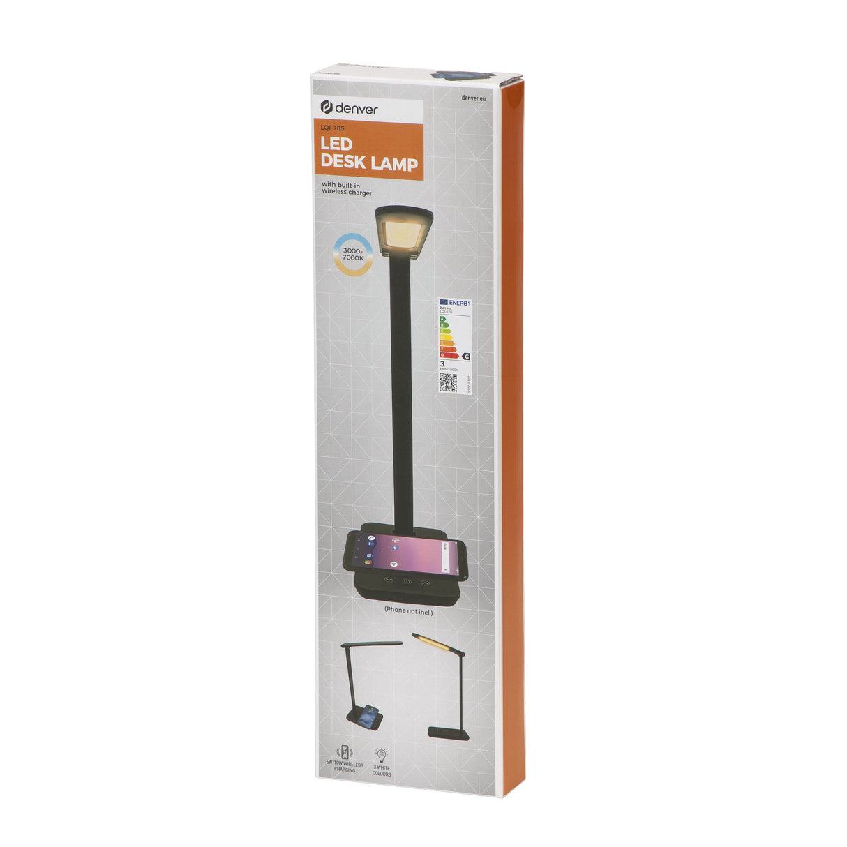 EAN 5706751061295 - Denver LQI-105 lámpara de mesa 5 W G Negro imagen 5