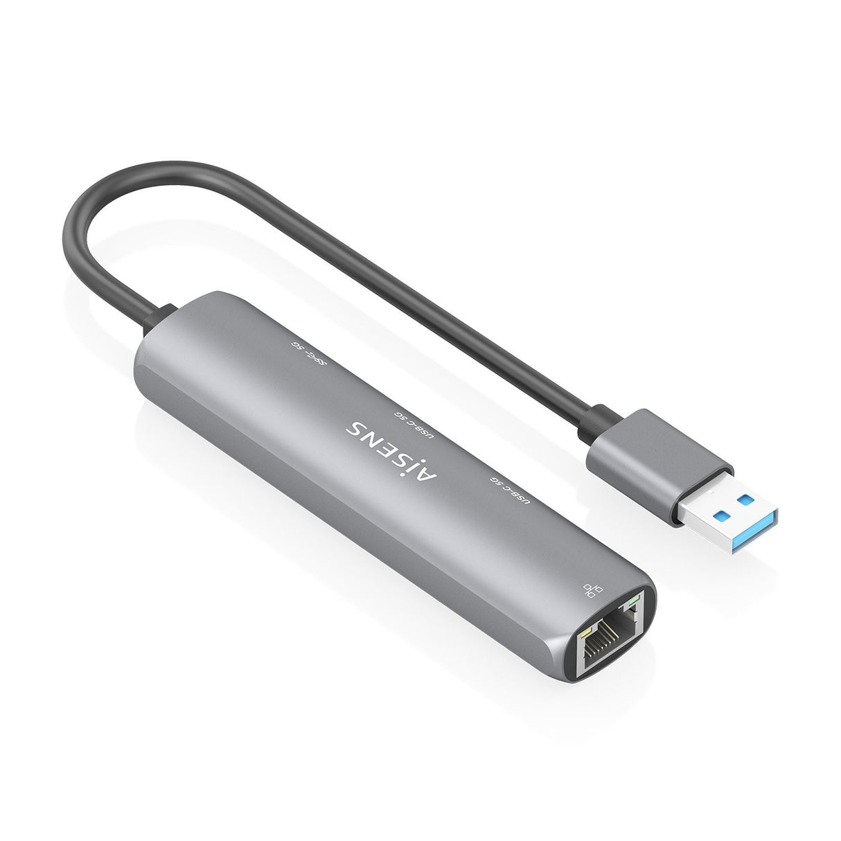 EAN 8435739903988 - AISENS ASUC-4P036-GR base para portátil y replicador de puertos Alámbrico USB 3.2 Gen 1 (3.1 Gen 1) Type- imagen 2