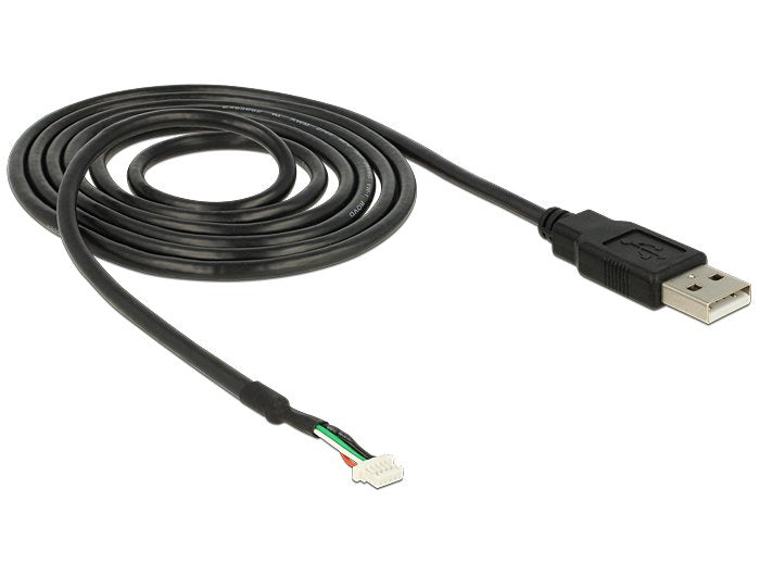 Delock 95986 Cable Usb 2.0 Para Módulos De Cámara V1,9 De 5 Pines 1,5 M