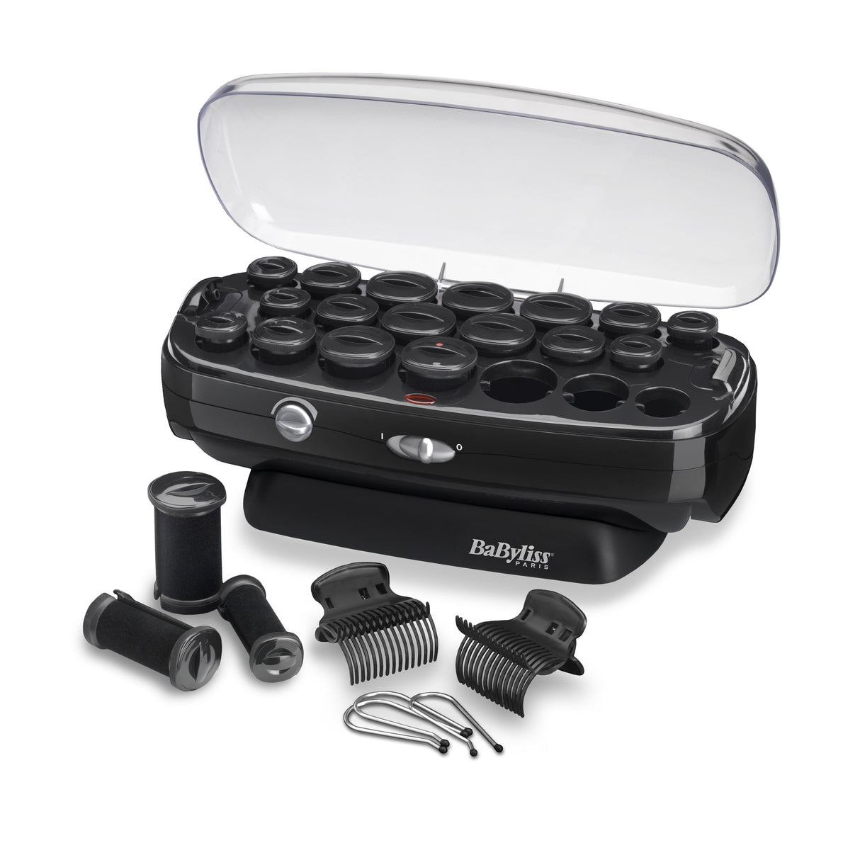 Babyliss Thermo Ceramic Rollers Kit De Peluquería Negro, Acero Inoxidable 50 W 2 M