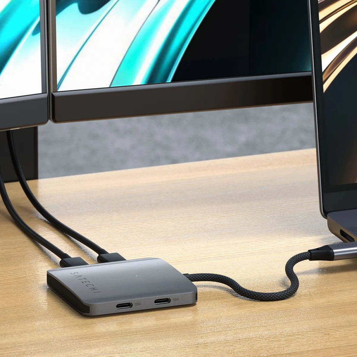 EAN 810086361328 - Satechi ST-H4CPDM hub de interfaz USB Tipo C 10000 Mbit/s Gris imagen 7