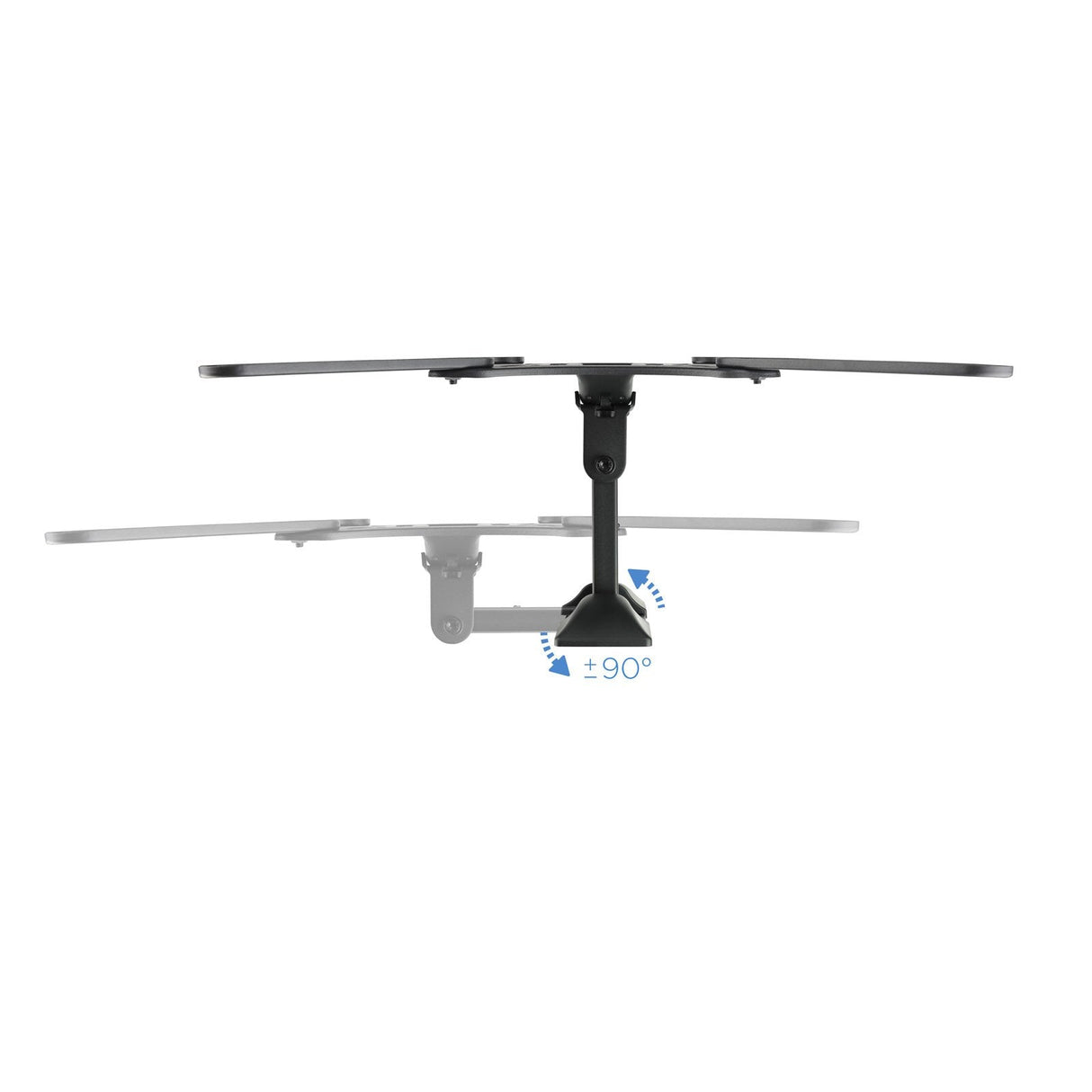 Tooq Soporte De Pared Con Brazo Para Tv De 23"-55" - Giratorio E Inclinable - Gestion De Cables - Peso Max 30kg - Vesa