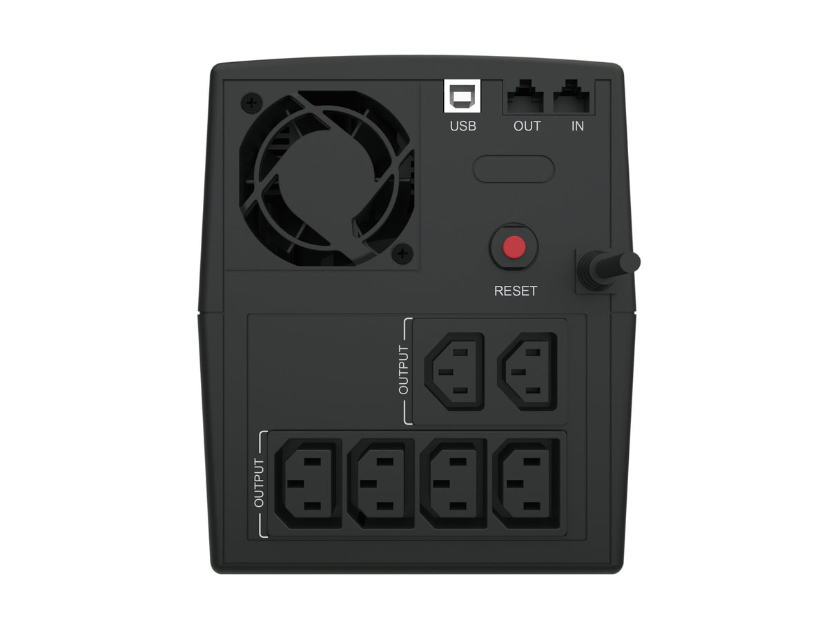 EAN 4015867225820 - Conceptronic ZEUS04EP sistema de alimentación ininterrumpida (UPS) Línea interactiva 2,2 kVA 1320 W 5 sal imagen 2