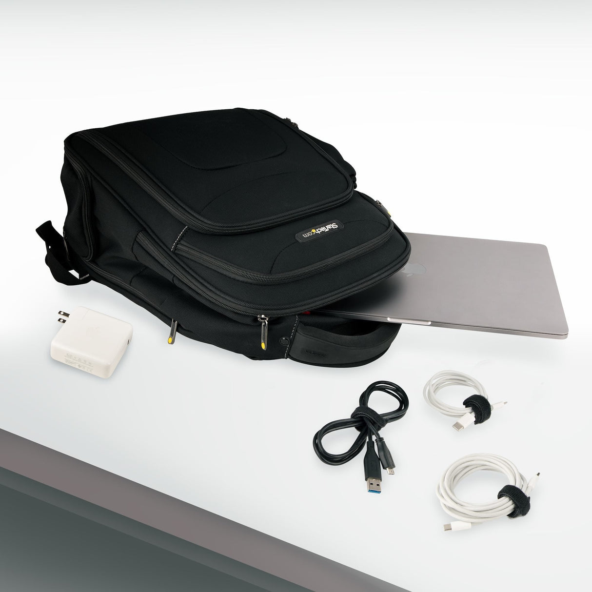 EAN 0065030894104 - StarTech.com B506I-HOOK-LOOP-TIES presilla Bridas adherentes para cables Nylon Negro 50 pieza(s) imagen 2